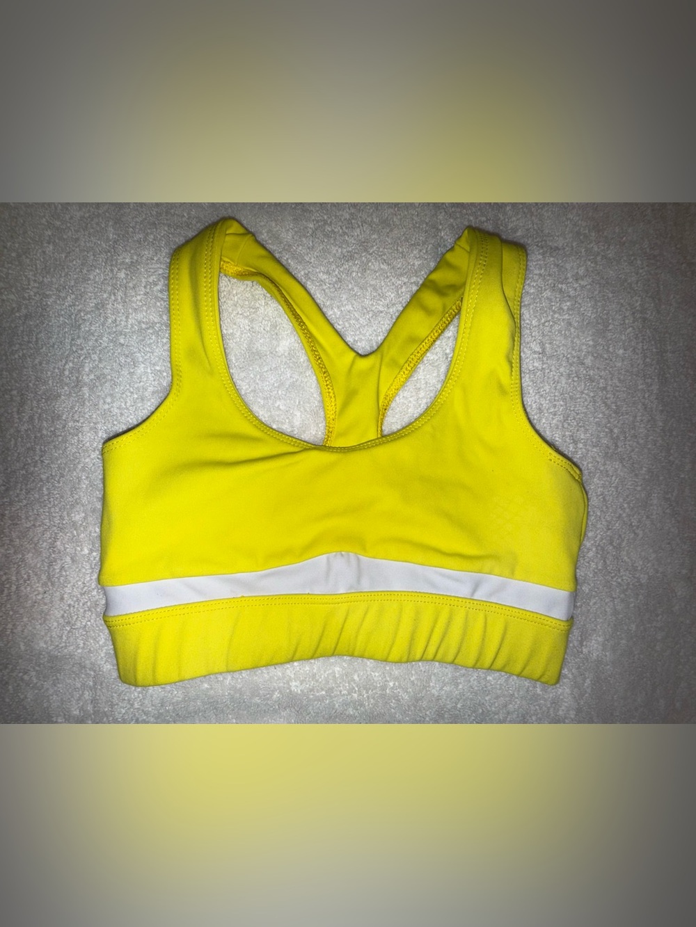 Five Dancewear Bra Top Yellow‎ Size XXS